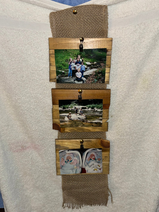 Triple photo display